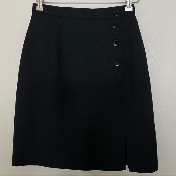 easy pieces Dresses & Skirts - Vintage Easy Pieces black 4 button pencil skirt